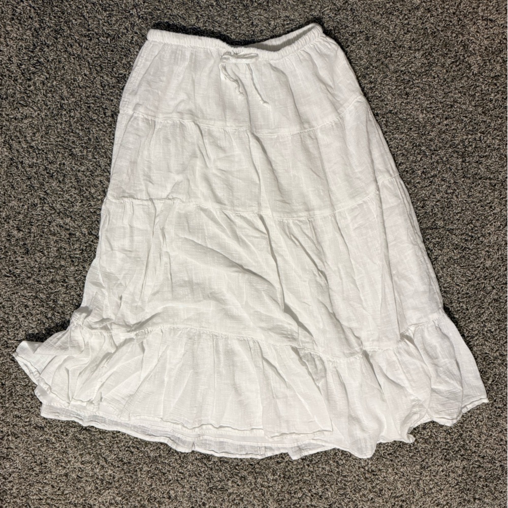 AE Linen Tiered Skirt